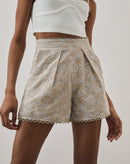 Shorts Laise Bicolor - Areia
