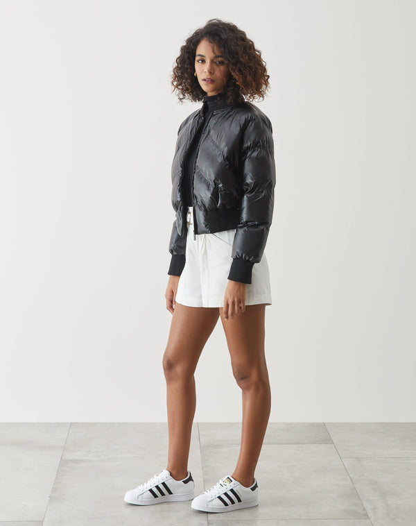 Shorts Sarja Pespontos - Cru