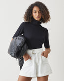 Shorts Sarja Pespontos - Cru