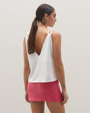 Saia Curta Paetê - Pink