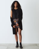 Cardigan Alongado com Manga Longa - Preto