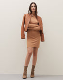 Vestido Curto  - Caramelo