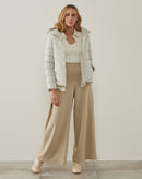 Camisa Ampla de Lyocel Special Edition - Areia