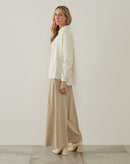 Camisa Ampla de Lyocel Special Edition - Areia