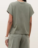 Camiseta Lisa de Malha - Verde Militar