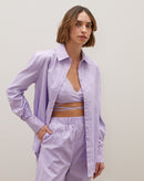 Top Transpassado com Amarração Cintura  - Lilás