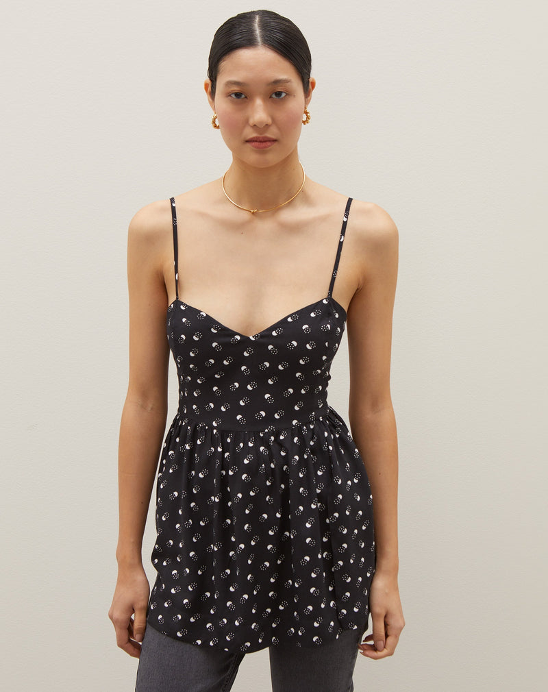 Blusa Regata com Decote Coração e Lastex nas Costas - Dupla Poi