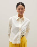 Camisa Básica Curta - Amarelo Claro