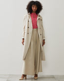 Regata Manga Babado  de Jacquard - Coral