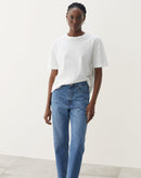 T-shirt Ampla Algodão Pesado - Off-white