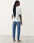 T-shirt Ampla Algodão Pesado - Off-white