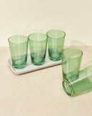 Jogo de Copos Liso - 6 Peças - 350 Ml - Verde Claro