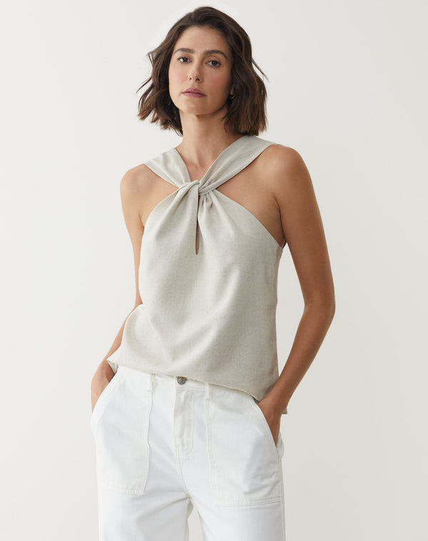 Regata Regular Halter Neck - Natural