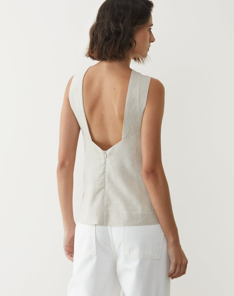 Regata Regular Halter Neck - Natural