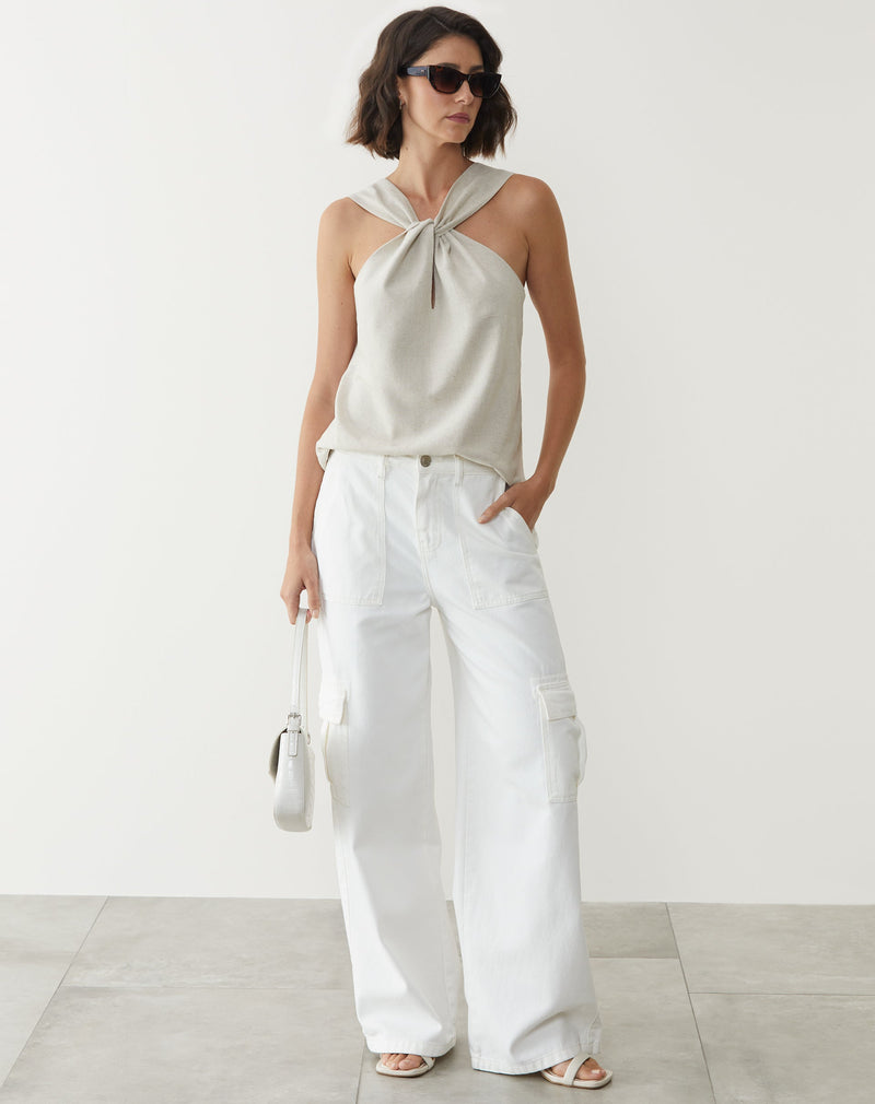 Regata Regular Halter Neck - Natural