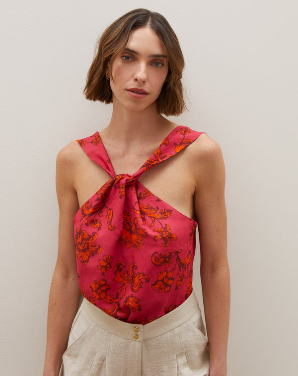 Regata Regular Halter Neck - Tapestry Floral