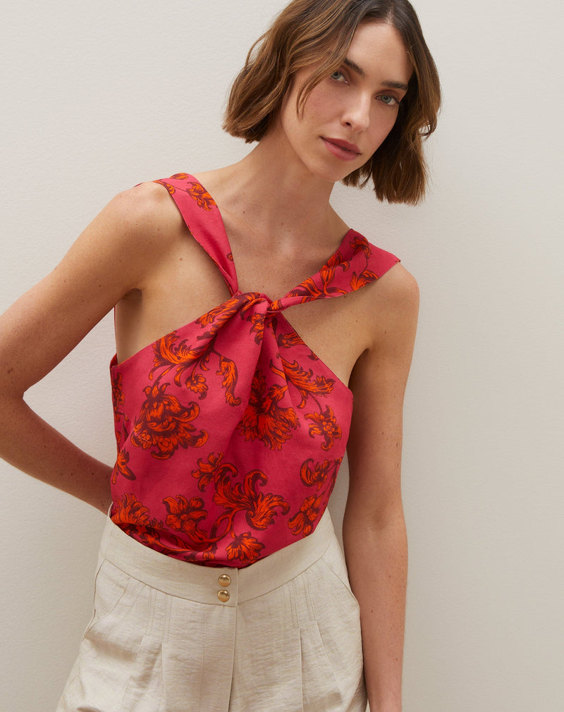 Regata Regular Halter Neck - Tapestry Floral