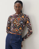 Blusa Gola Alta de Tule - Anturio Wallpaper