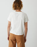 T-shirt Ampla Estampada - Off-white