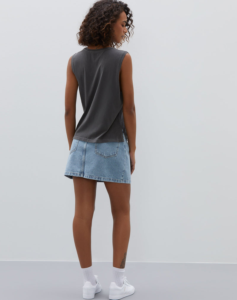 Regata de Malha Cavada Estampada - Wild Life