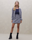 Regata de Malha Canelada  - Azul Marinho