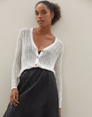 Cardigan de Tricot  - Off-white