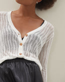 Cardigan de Tricot  - Off-white