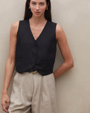 Bermuda com Pregas Alfaiataria - Caqui