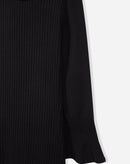 Vestido Midi de Tricot - Preto