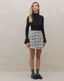 Suéter Manga Sino de Tricot - Preto