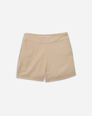 Shorts Alfaiatado Risca de Giz - Bege