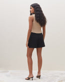 Colete de Alfaiataria com Botão Forrado - Bege