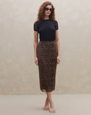 Blusa  Manga Curta de Tule - Preto