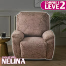 [Pague 1, Leve 2] Jogo de 4 Capas para Sofá Nélia em Poliéster e Elastano + BRINDES: 2 Tapetes