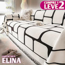 [Pague 1, Leve 2] Capa de Sofá Elina em Chenille e Algodão com Microfibra + BRINDES: 2 Almofadas