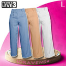 [Pague 2, Leve 3] Calça Social Feminina Alina com Cintura Alta de Alfaiataria em Poliéster e Algodão