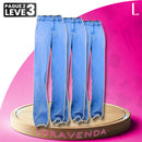 [Pague 2, Leve 3] Calça Jeans Feminina Arielle Wide Leg em Algodão e Poliéster (A Mais Soltinha!)