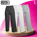 [Pague 2, Leve 3] Calça Social Feminina Alina com Cintura Alta de Alfaiataria em Poliéster e Algodão