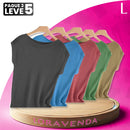 [Pague 3, Leve 5] Camisetas Luna de Manga Curta em Lyocell e Poliéster (A Mais Adorada!)