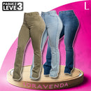 [Pague 2, Leve 3] Calça Jeans Feminina Siena com Cintura Alta em Algodão e Poliéster (Realça e Modela sem Folga!)