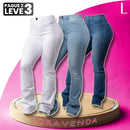 [Pague 2, Leve 3] Calça Jeans Feminina Siena com Cintura Alta em Algodão e Poliéster (Realça e Modela sem Folga!)