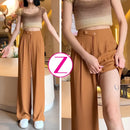 [Pague 2, Leve 3] Calça de Alfaiataria Pantalona Selina com Cintura Alta em Poliéster e Elastano