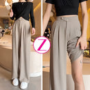 [Pague 2, Leve 3] Calça de Alfaiataria Pantalona Selina com Cintura Alta em Poliéster e Elastano