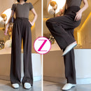 [Pague 2, Leve 3] Calça de Alfaiataria Pantalona Selina com Cintura Alta em Poliéster e Elastano