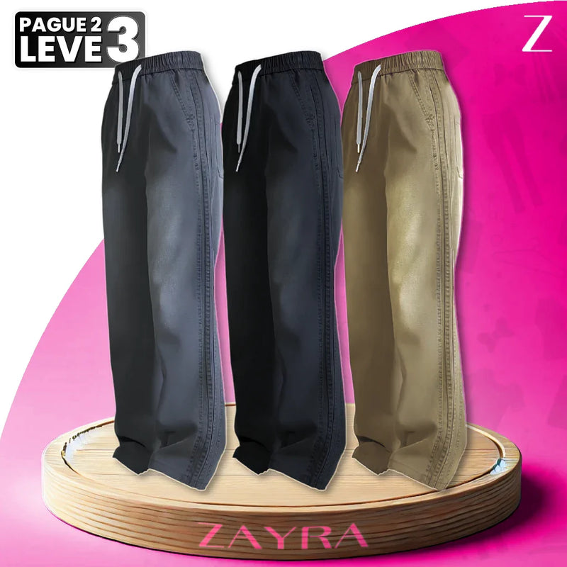 [Pague 2, Leve 3] Calça Feminina Celeste em Lyocell e Poliéster (Conforto e Estilo em um Só Look!)